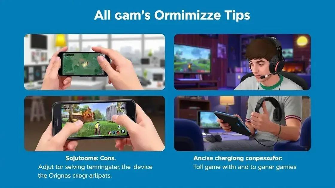 Dicas para otimizar seu smartphone para jogos Dicas para otimizar seu smartphone para jogos