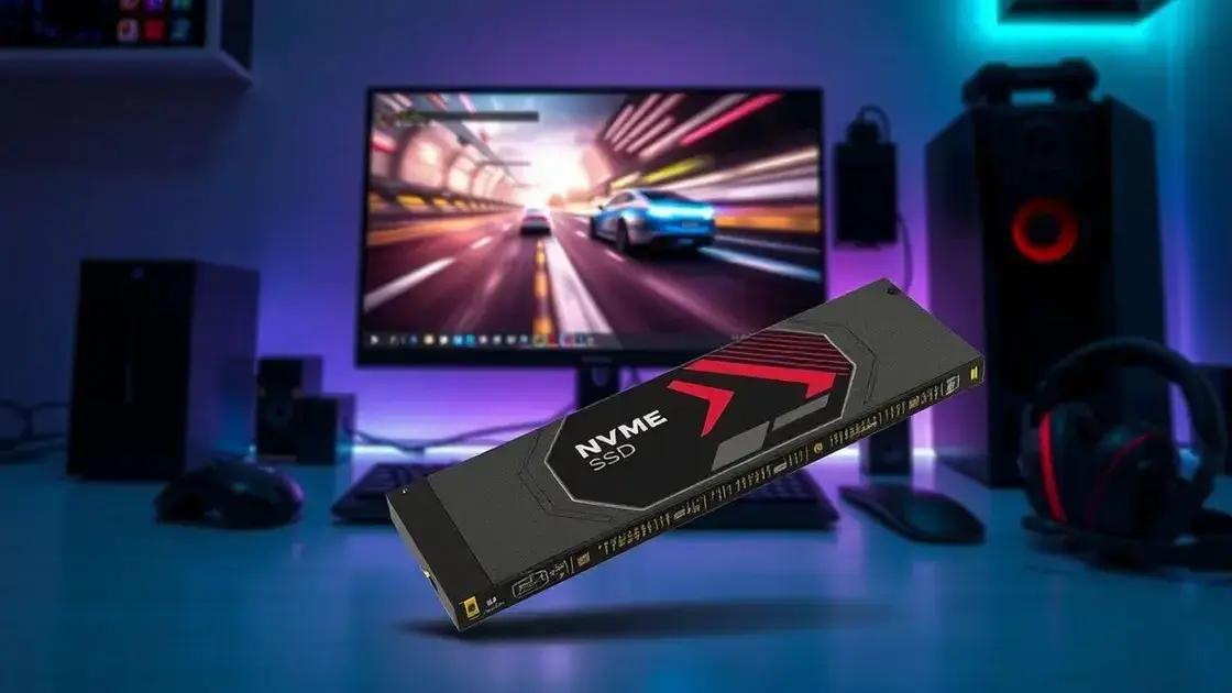 Benefícios de um SSD NVMe para jogos Benefícios de um SSD NVMe para jogos