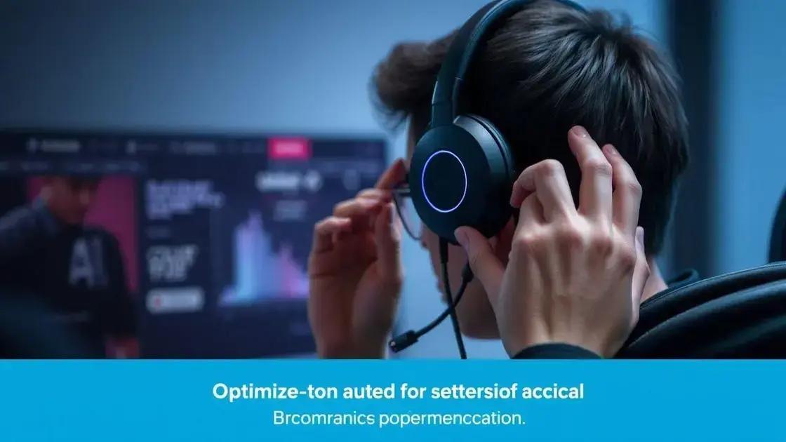 Como otimizar seu headset para melhor desempenho Como otimizar seu headset para melhor desempenho