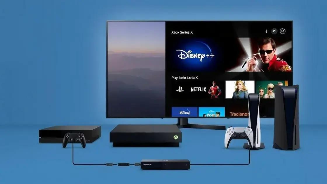 Funcionalidades de streaming e conectividade