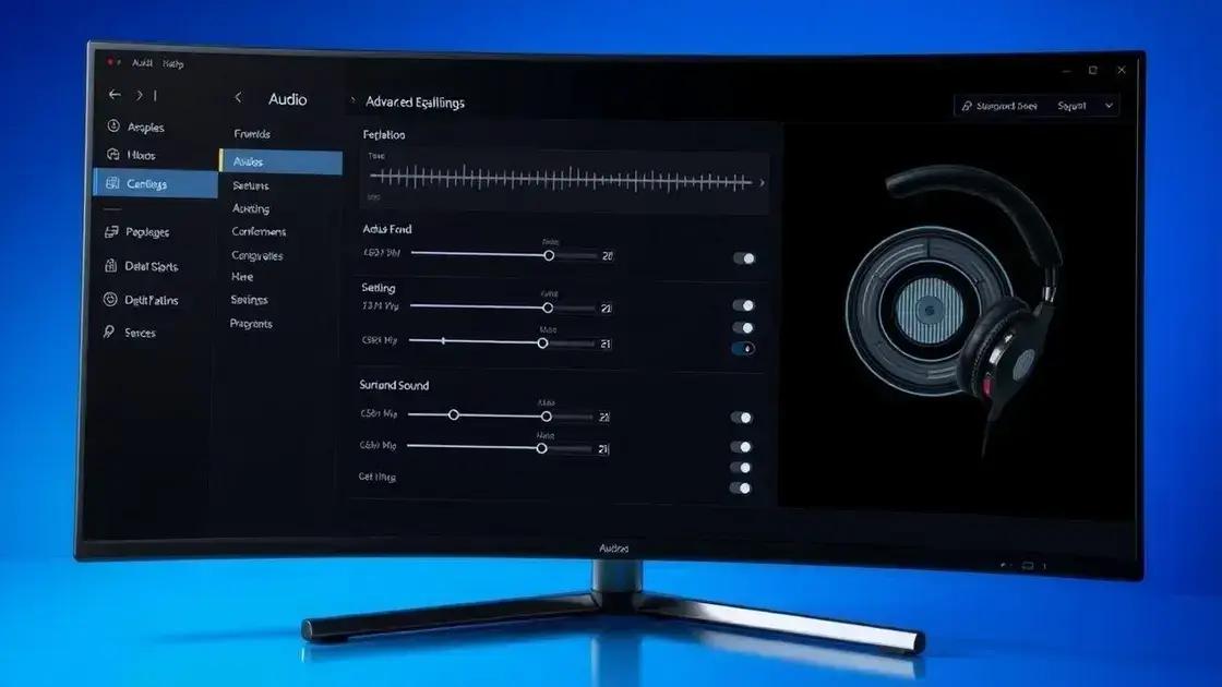 Dicas de configuração para otimizar o som