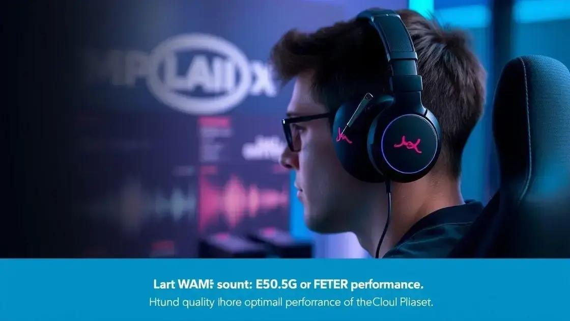 Qualidade de som e performance Qualidade de som e performance