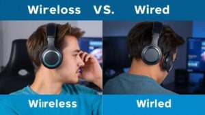 Comparativo fone de ouvido sem fio vs com fio para jogos: qual escolher?