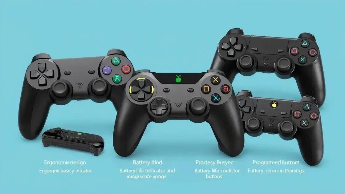 os principais recursos a considerar na escolha