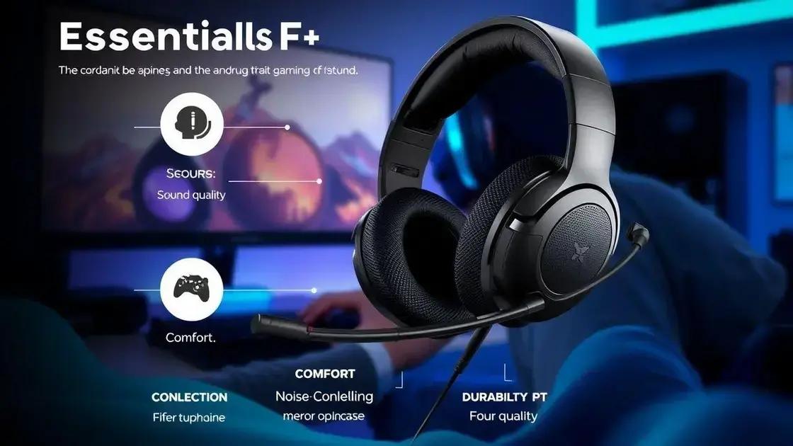 Características essenciais do melhor headset gamer Características essenciais do melhor headset gamer