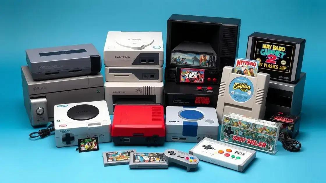 Principais consoles retro para colecionadores Principais consoles retro para colecionadores