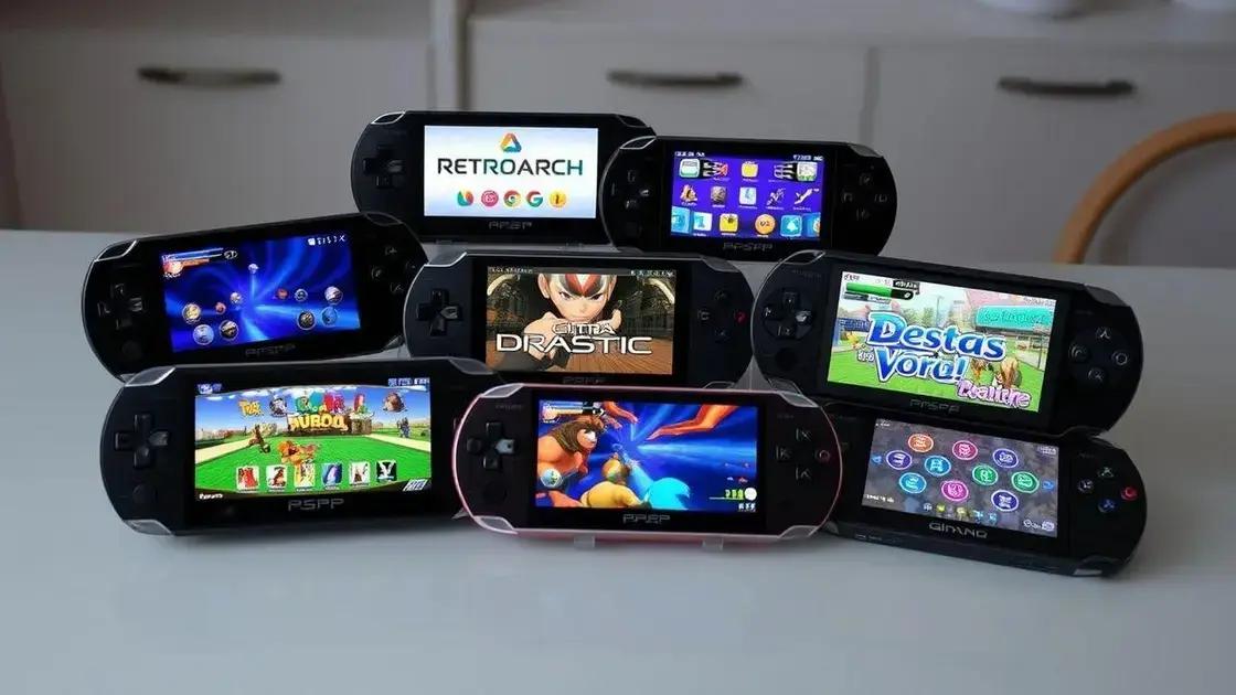 Principais emuladores portáteis no mercado Principais emuladores portáteis no mercado