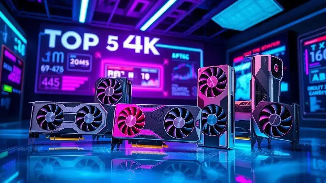 Top 5 placas de vídeo para jogos em 4K Top 5 placas de vídeo para jogos em 4K