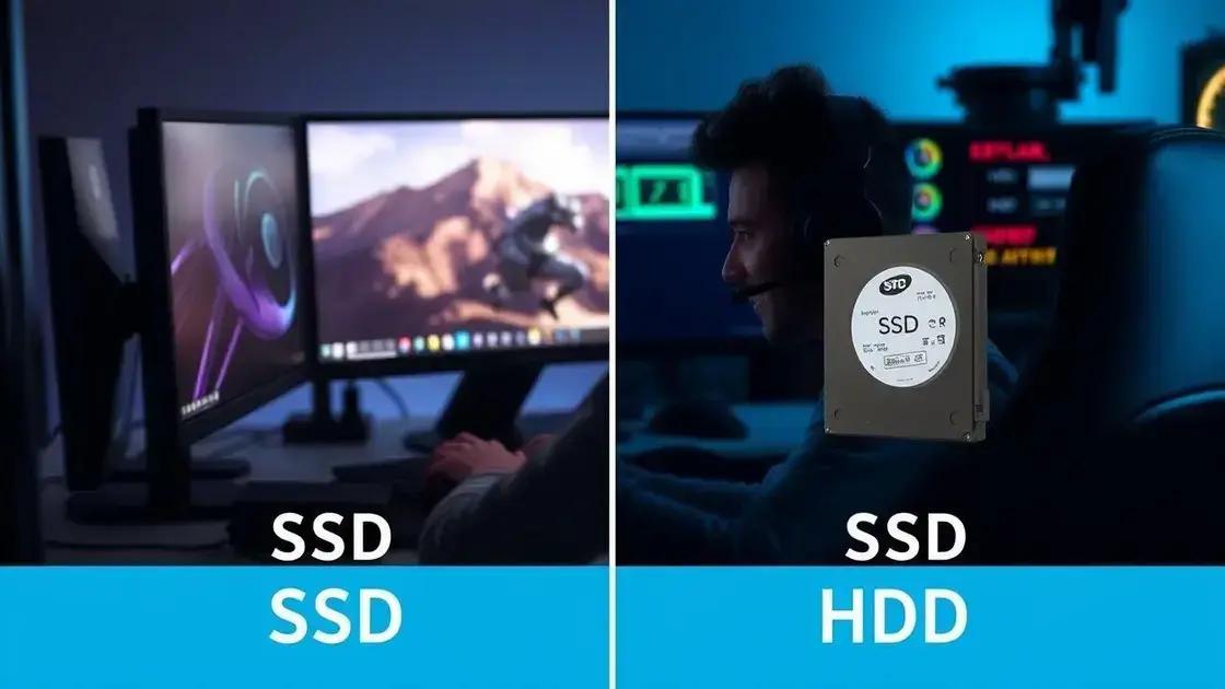 Desempenho de jogos: SSD vs HDD