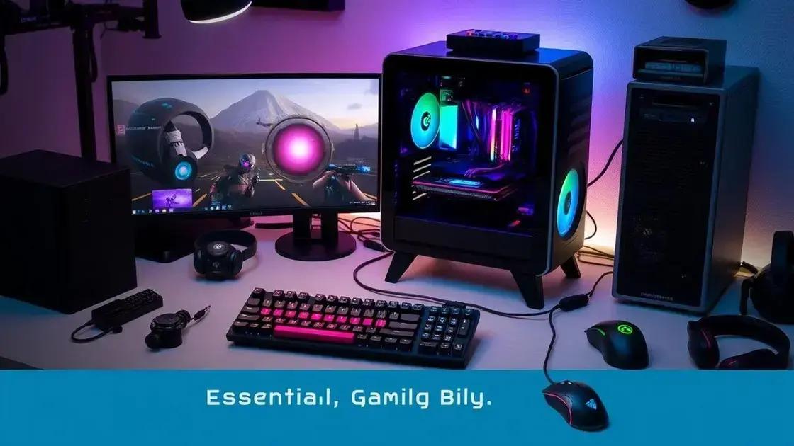 Componentes essenciais para um setup acessível Componentes essenciais para um setup acessível
