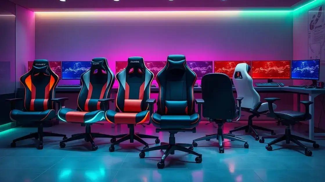 Avaliação das melhores cadeiras gamer do mercado