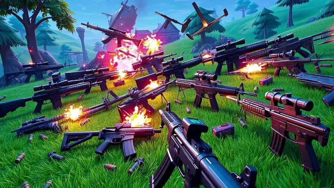 compreendendo os tipos de armas no fortnite
