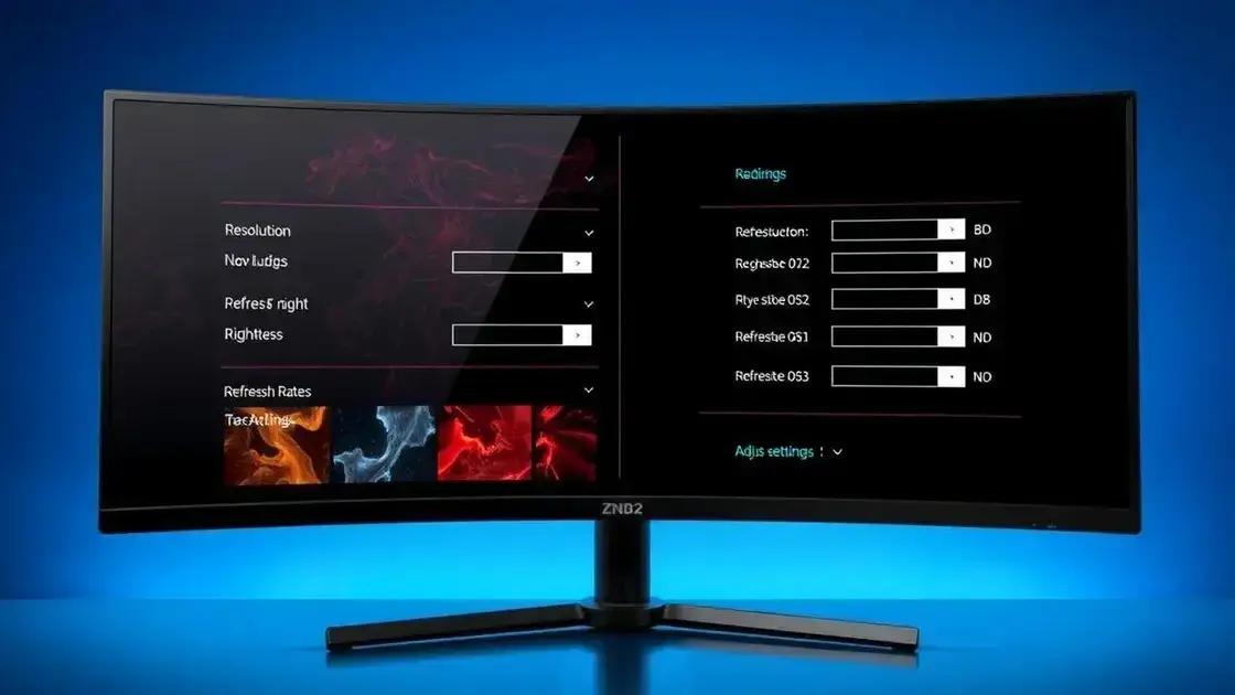dicas para otimizar a configuração do seu monitor