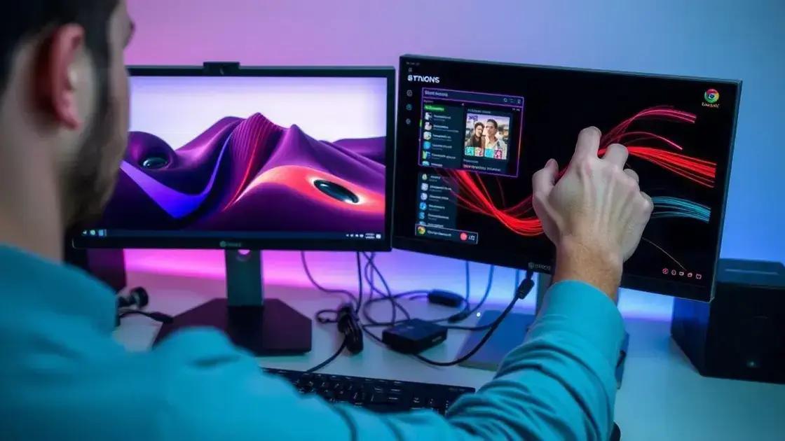 Como configurar dois monitores no seu PC Como configurar dois monitores no seu PC