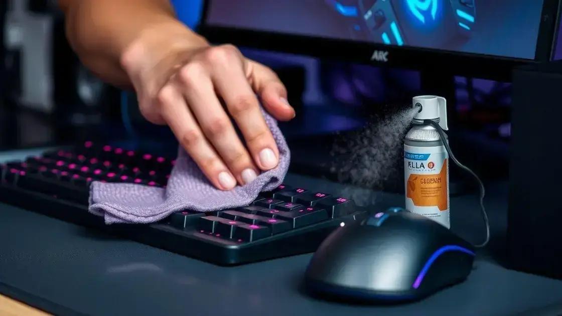 Como limpar teclados e mouses