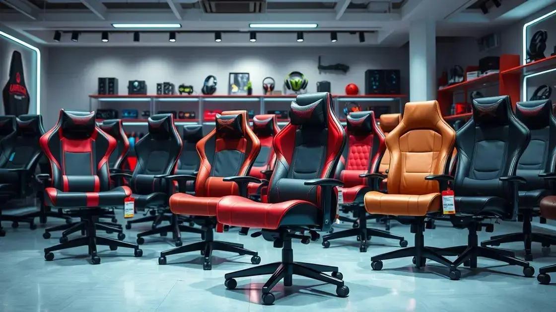 Diferenças entre materiais e preços de cadeiras gamer