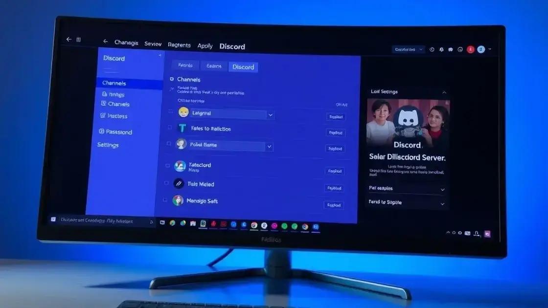 Configurando seu servidor no Discord