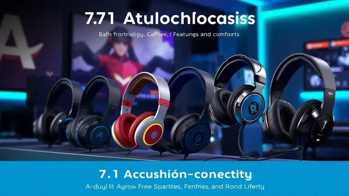 Como escolher o headset certo para áudio 7.1 Como escolher o headset certo para áudio 7.1