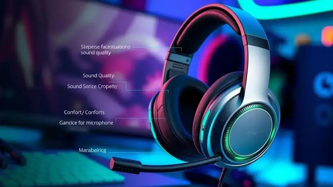 Principais características dos headsets sem fio Principais características dos headsets sem fio