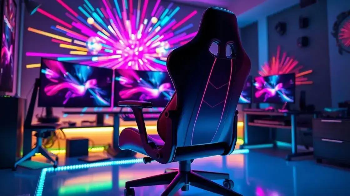 Cadeira gamer ergonômica com suporte lombar avaliação: confortável e funcional