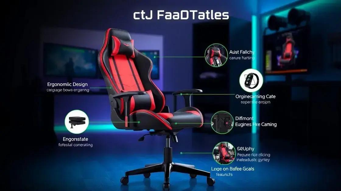 Características essenciais de cadeiras gamers Características essenciais de cadeiras gamers