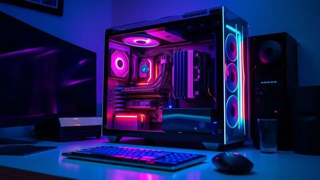 Melhor configuração de PC para jogos atuais: conquiste o desempenho ideal
