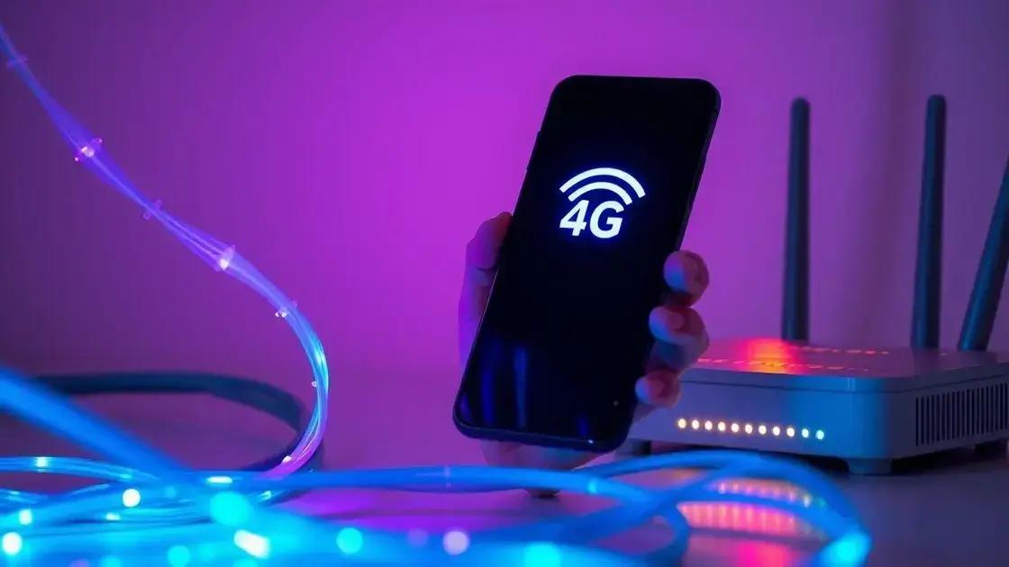 Tipos de conexão: fibra, 4G e ADSL Tipos de conexão: fibra, 4G e ADSL