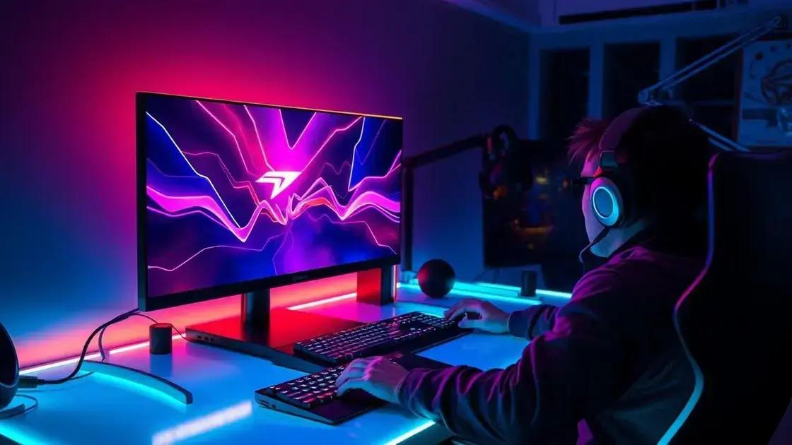 Melhor monitor para jogos FPS em 2025: descubra o ideal para competir
