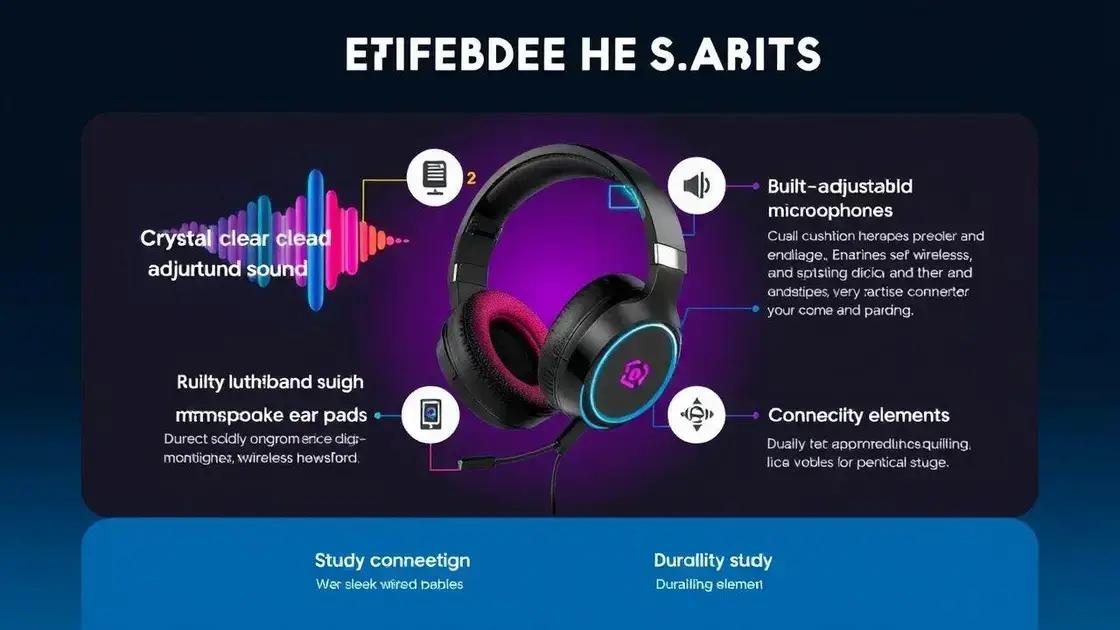 Principais recursos a considerar ao escolher um headset Principais recursos a considerar ao escolher um headset